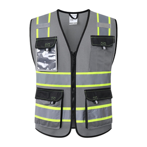 Professional Workwear <b>Uniforms</b> Safety Vest Breathable Reflective <b>Construction</b> Safety Vest Premium Manufacturer - Product Image 4