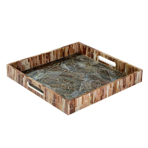 Venta al por mayor personalizable Madre de la bandeja de laca perla opciones de precios competitivos en madera acrílico MDF OEM/ODM Soporte - Product Image 3