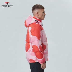 Veste d'hiver professionnelle de haute qualité, fabriquée en usine, imperméable, en tissu softshell et toile, à capuche, col montant, respirante, coupe haute - Product Image 3