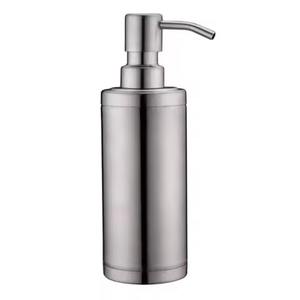 Distributeur de savon liquide pour les mains en acier inoxydable moderne pour salle de bain - Product Image 3