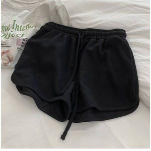 Custom Summer High Waist Shorts for Women Casual Solid Colors Quick Dry Skinny Fit Elastic Waist Comfortable <b>Hot</b> Sale New Style - Product Image 1