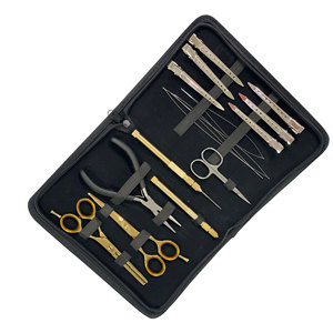 Juego de Herramientas para Extensiones de Cabello al por Mayor con Pinzas y Tijeras Profesionales para Extensiones de Cabello, Instalación Completa de Extensiones de Cabello - Product Image 4