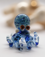 Figurine de pieuvre en verre artisanal, style Art Déco, personnage animalier, presse-papiers en cristal, objet décoratif pour la maison, le bureau ou le tableau de bord de voiture, cadeau