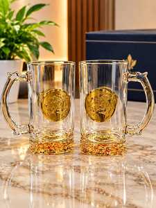 Verres à pied en verre borosilicate de haute qualité, design de luxe, écologiques, pour hôtels - Ensemble de gobelets et verres à vin épais, blancs et transparents - Product Image 2