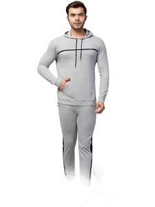 Chándal con Capucha, Manga Larga, Color Sólido, Ropa Casual, Transpirable, Poliéster, Otoño, Corte Regular, con Bolsillos Laterales - Product Image 2