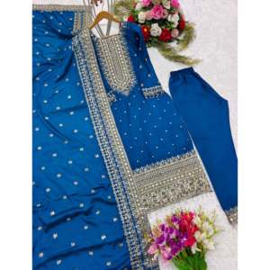 ชุดปาร์ตี้สำหรับผู้หญิงที่มีดีไซน์พร้อมชุด Dupatta ที่สวยงามสำหรับโอกาสพิเศษ - Product Image 3