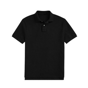 Camiseta de Manga Corta para Hombre, Estilo Casual Elegante, Antiarrugas, Lisa, Mezcla de Algodón, Tejido Jersey, 220g, Ligera, para Vacaciones de Verano - Product Image 1