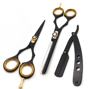 Kit de ciseaux à effiler professionnels en acier inoxydable à lame tranchante pour la coupe de cheveux, outils de salon ARISTON INTERNATIONAL à vendre - Product Image 2