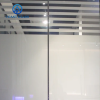 Intelligente PDLC-Glasfolie Moderne Dekorative Selbstklebende Anpassbare Umweltfreundliche AC110V-220V