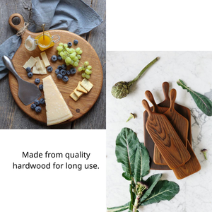 Eco Friendly Acacia Wood Cutting Board Durable Kitchen Chopping <b>Block</b> with Elegant Wood Grain - Product Image 4