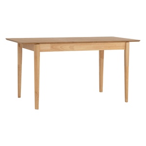 Modern Minimalist <b>Solid</b> <b>Wood</b> Extendable Dining <b>Table</b> Rectangular Kitchen <b>Table</b> with Tapered Legs Elegant <b>Table</b> - Product Image 3