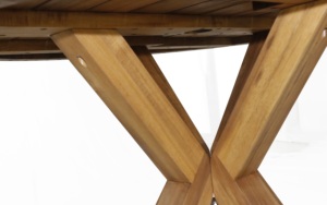 <b>Round</b> Garden <b>Table</b> crafted for outdoor use with durable construction and weather resistant finish suitable for <b>patios</b> lawns - Product Image 1