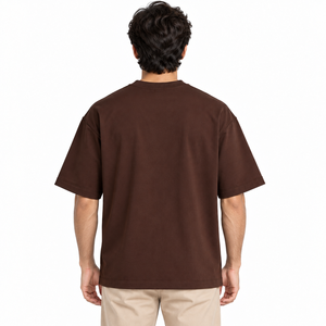 T-shirt blanc pour homme, coupe classique, 100 % coton, col rond, manches courtes, jersey décontracté, logo thermocollé sur le devant, écologique, séchage rapide - Product Image 3