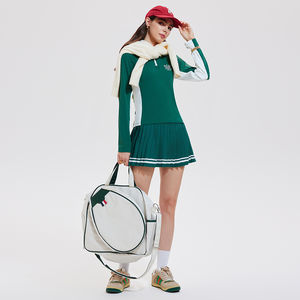 Custom <b>Women</b> Tennis Skirt Set Athletic Sportswear OEM Manufacturer New Pickelball Set Design - Product Image 5