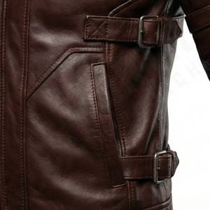 Chaqueta de Motociclista de Cuero Genuino para Hombre de la Mejor Calidad, Nueva Colección de Invierno, Chaquetas de Motocicleta con Protecciones Desmontables Personalizadas - Product Image 5