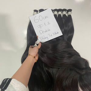 Extensiones de cabello a granel de extremo súper grueso 100% cabello humano vietnamita crudo de alta calidad para proveedores mayoristas - Product Image 4