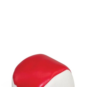 NeXT Tech INDUSTRIES Sport Ball Red White Solid Color Logo Design Durable Footbag Toy 2.5 Inches - Product Image 5