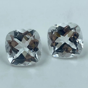 High Quality Natural White Topaz <b>Cushion</b> Cut Loose Gemstone 24.90CTS 14mm for Jewelry Making - Product Image 1