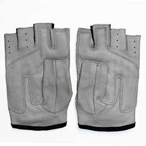 Customizable Logo PU Weightlifting <b>Gloves</b> with Buckle Closure for Gym Men and Women Sports Fitness Workout - Product Image 2