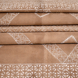 Alfombras Hechas a Mano con Estampado de Bloques de Algodón, Lavables, Reversibles, Tejido Plano, Decoración Boho para el Hogar, Alfombra de Oración Ecológica Antideslizante y Apta para Mascotas - Product Image 6
