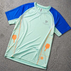 Custom Pickleball Team Jersey Royal Blue <b>Lime</b> Moisture Wicking Sports Shirt Athletic Jersey - Product Image 1