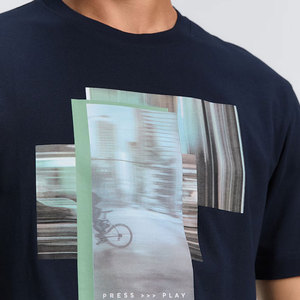 <b>Top</b> Trendy Good Seller Breathable <b>High</b> Professional Lightweight <b>High</b> Quality Street Wear Comfortable Custom Logo Printed Shirt - Product Image 5