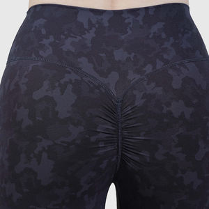 Leggings Casuales de Cintura Alta para Mujer, Personalizados OEM, Spandex/Nailon, Tejido de Punto de Primera Calidad, Transpirable y de Secado Rápido - Product Image 4