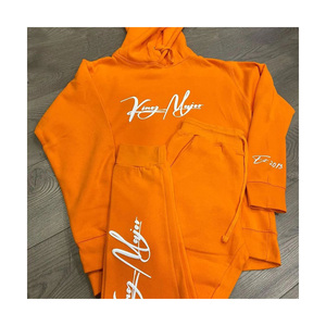 Ensemble de survêtement décontracté pour homme, respirant et à séchage rapide, 2 pièces, avec logo personnalisé imprimé, sweat à capuche et short, grandes tailles, pour le fitness - Product Image 5