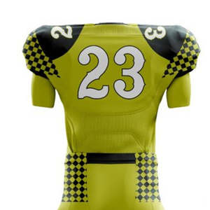 Uniforme de football américain de haute qualité OEM, 100% polyester, couleur unie pour l'équipe - Product Image 5