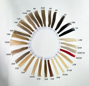 KSWIGS, venta al por mayor, pelo chino, trama única, recto, doble dibujado, 100% Real, inyección humana, cinta virgen Invisible, extensiones rubias - Product Image 6