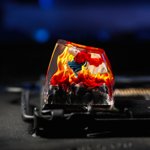 Teclas Artesanales Bosque Místico, Teclas Artesanales Personalizadas, Teclas Anime Lindas, Teclas Verdes, Juego de Teclas, Teclas de Madera - Product Image 5