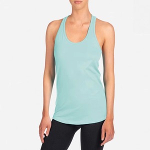 Camiseta Deportiva sin Mangas para Mujer con Logotipo Personalizado, de Algodón y Fibra de Bambú, Transpirable, Informal, de Verano, Color Sólido, Tallas Grandes, OEM, Venta al Por Mayor - Product Image 2