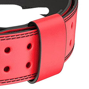 Cinturón de Cuero Ajustable para Levantamiento de Pesas y Powerlifting, 10-13 mm de Grosor, Soporte Avanzado para la Cintura, Cinturón de Culturismo - Product Image 6