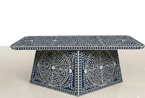 Table basse en nacre, décoration d'intérieur, design moderne, écologique, utilisation en intérieur, qualité supérieure, élégante, pour le salon - Product Image 6