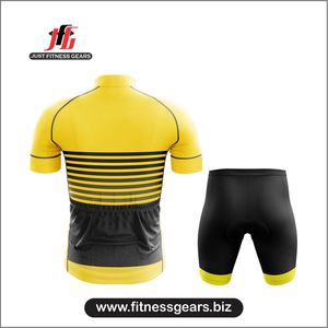 ชุดจักรยานแบบไม่มีแขน ยี่ห้อ JUST FITNESS GEARS ราคาถูก คุณภาพสูง 100% ผลิตจากผ้าสแปนเด็กซ์/โพลีเอสเตอร์ แห้งเร็ว สำหรับผู้ใหญ่ - Product Image 4