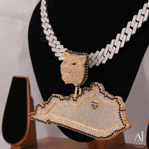 Pendentif en Moissanite Fourni Directement par l'Usine avec un Artisanat d'Expertise pour Femme, Collection de Bijoux Fins Disponible au Meilleur Prix - Product Image 3