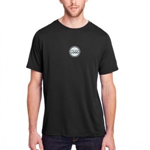 T-shirt en coton Supima de qualité supérieure, col rond, taille unisexe, coutures latérales, coupe classique, fabrication en jersey de coton Supima - Product Image 1