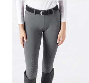 Women's Mid Rise <b>Equestrian</b> Pants Solid Color Slim Fit With Buckle Closure For Riding - Product Image 1