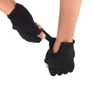 <b>Weight</b> Lifting <b>Training</b> Heated Breathable Gym <b>Gloves</b> Black - Product Image 5