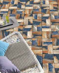 Baldosas de Porcelana con Aspecto de Piedra Gris de 400x400 mm, Acabado Mate, Resistentes, para Interiores y Exteriores - Product Image 2