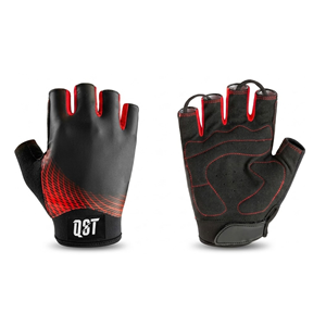 Gants de cyclisme demi-doigts respirants avec paume rembourrée et grip, personnalisables avec logo, OEM ODM, directement de l'usine - Product Image 1