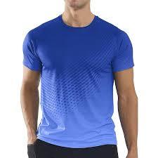 เสื้อยืดออกกำลังกายวิ่งฟิตเนส สตรีทแวร์ผู้ชาย พิมพ์ลายดิจิทัล ผ้าเนื้อแน่น 180 กรัม ระบายอากาศได้ดี แห้งเร็ว เหมาะสำหรับออกกำลังกายในยิมและเล่นกีฬา - Product Image 2