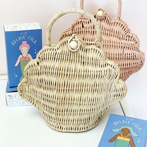 Cestas de juguete de ratán con forma de concha al por mayor, cestas para niños pequeños de fibra natural al precio más bajo - Product Image 6