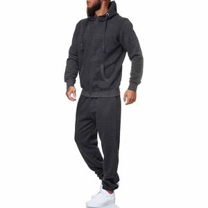Ensemble de survêtements deux pièces pour hommes, avec sweat à capuche zippé confortable, pour l'entraînement et le jogging, envoyé par Dress Sports - Product Image 4