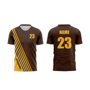 Proveedor de Camisetas de Fútbol de Alta Calidad, Camiseta de Fútbol Transpirable de Malla para Equipos, MOQ al por Mayor - Product Image 3