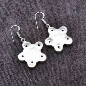 แฮนด์เมด ต่างหูรูปดอกไม้เพอริดอท 925 เงินสเตอร์ลิงอัญมณีเครื่องประดับของขวัญหรูหราสำหรับผู้หญิงสาวอุปกรณ์เสริมแฟชั่น - Product Image 1