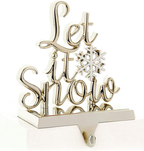 Merry Christmas Stocking <b>Hanger</b> Decorative Christmas Stocking Holder for Fireplace Mantel Holiday Home Decor Festive Display - Product Image 4