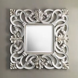 Antique Design <b>Wooden</b> <b>Mirror</b> <b>Frame</b> Carving Design wall hanging <b>mirror</b> <b>frame</b> with perfect finishing and Standard size - Product Image 1