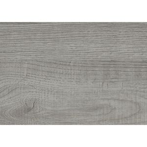 Scrivania per Computer da Ufficio Contemporanea Mod 48''L a Forma di L con Ripiani Angolari, Laminato Grigio, Metallo Nero, Adatta per Laptop - Product Image 1