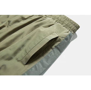 <b>Men</b> Nylon Track Pants Wide Leg Jogger <b>Trousers</b> <b>Elastic</b> Waist Drawstring Cargo Pants for Casual Outdoor Wear <b>Men</b> Sports - Product Image 3